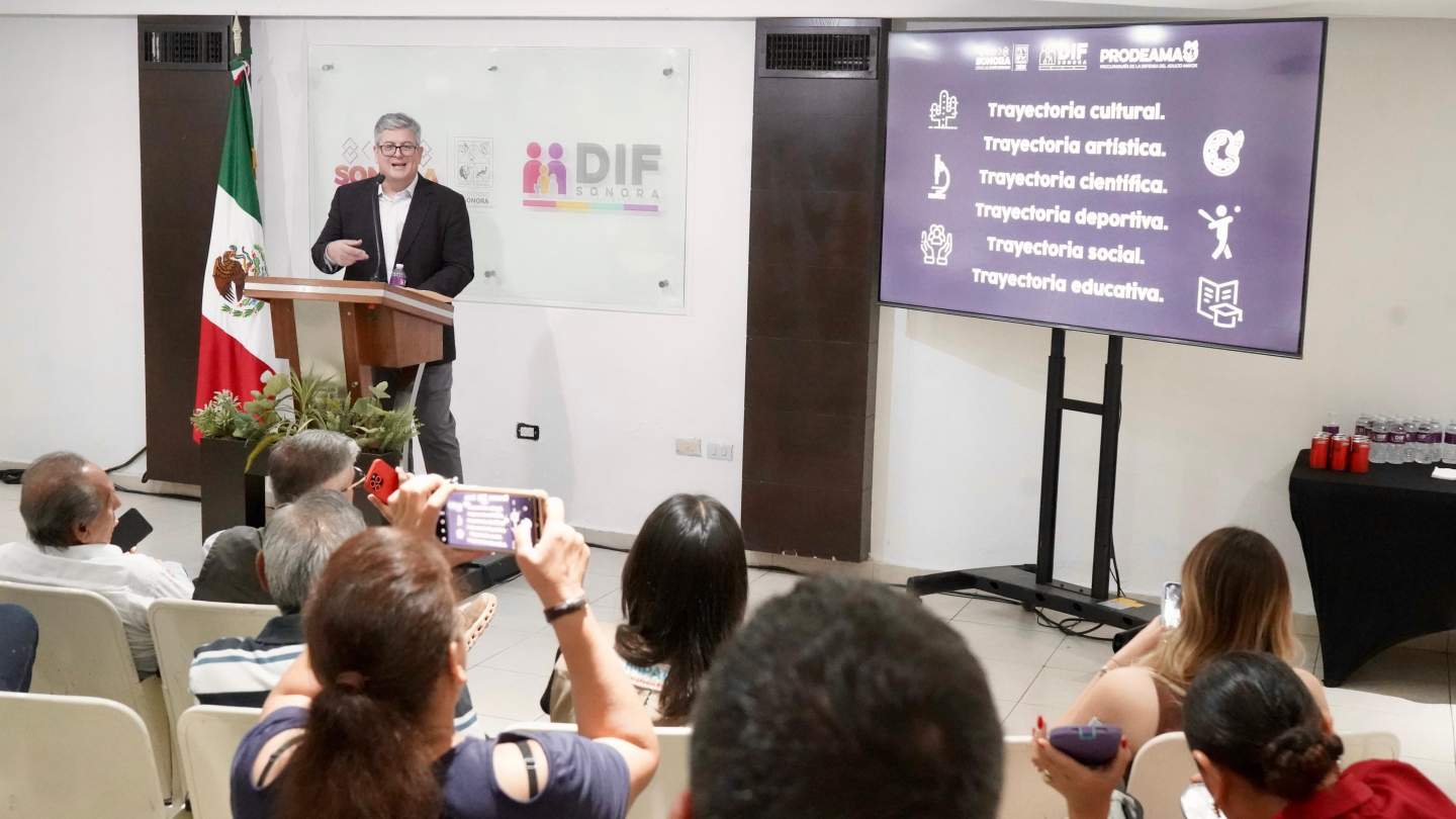 Gobierno de Sonora invita a nominar a personas mayores destacadas en el Reconocimiento Sahuaro 2025